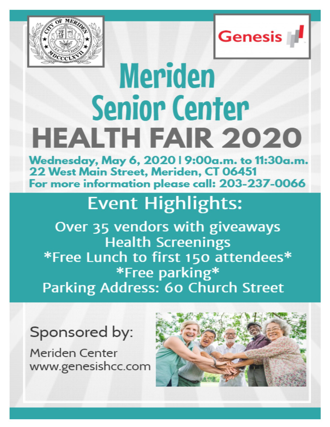 Meriden Senior Center Health Fair 2020