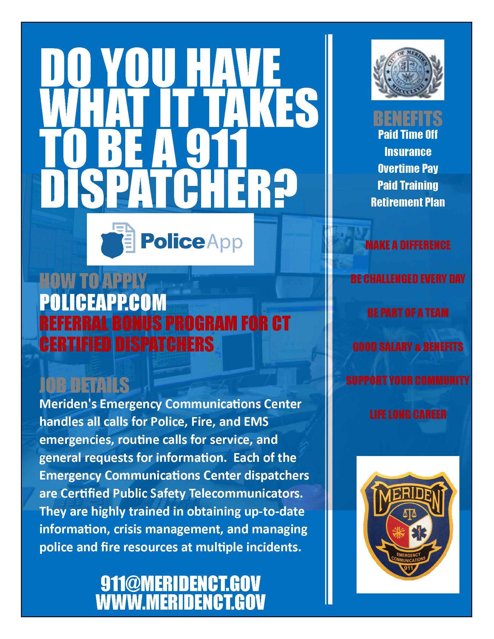 City Of Meriden Ct Jobs